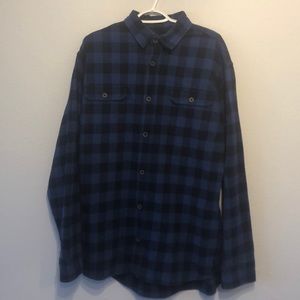 Jachs blue button down flannel